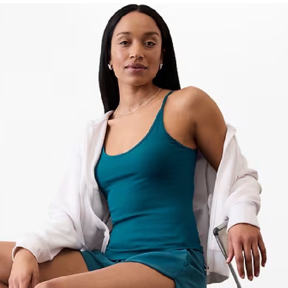 NWT Athleta Signature Rib Thin Strap Tank Top - Picture 5 of 10